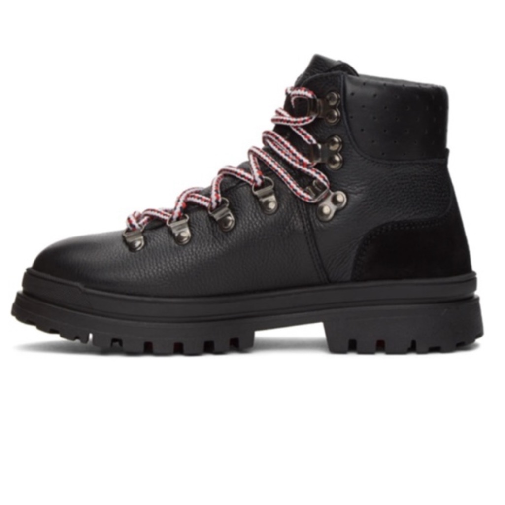 Moncler Black Trekset Ankle Boots